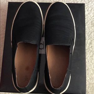 Frye Black Slip On Shoes